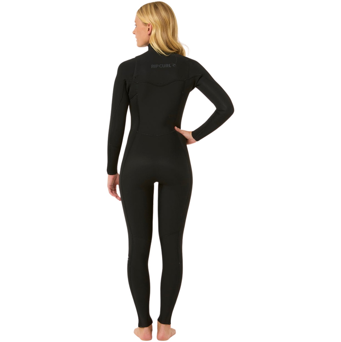 2026 Rip Curl Da Donna Dawn Patrol 3/2mm Chest Zip Muta 161WFS - Black